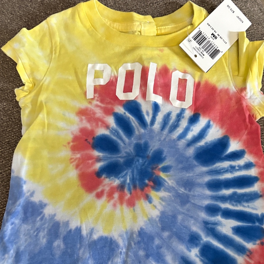 Polo by Ralph Lauren Kids Colorful Tie-Dye Tee